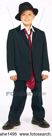 boy wearing adult suit View Large Photo Image Stock Photography - boy wearing adult suit . Fotosearch