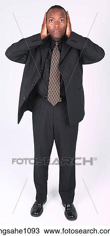 Businessman covering ears a81 View Large Photo Image Stock Image - Businessman covering ears a81. Fotosearch