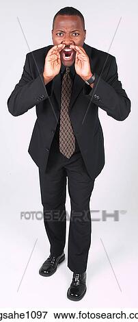 Businessman yelling a81 View Large Photo Image Stock Photo - Businessman yelling a81. Fotosearch