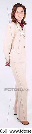 Stock Photograph - Businesswoman standing a81. Fotosearch
