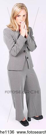 Stock Photograph - Businesswoman standing a84. Fotosearch