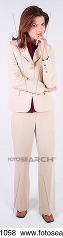 Businesswoman standing and smiling a81 View Large Photo Image Stock Photo - Businesswoman standing and smiling a81. Fotosearch