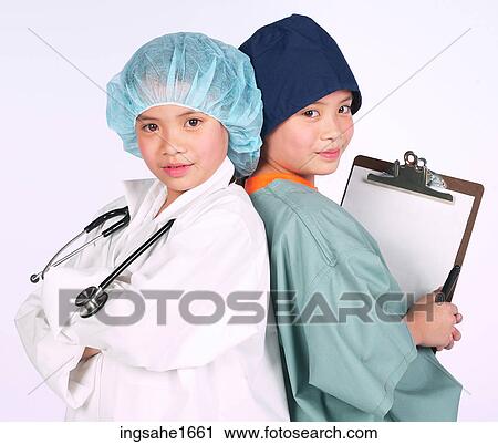 children dressed as doctors BE 7 View Large Photo Image Stock Image - children dressed as doctors BE 7. Fotosearch