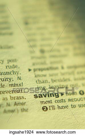 Definition of saving BE View Large Photo Image Picture - Definition of saving BE. Fotosearch