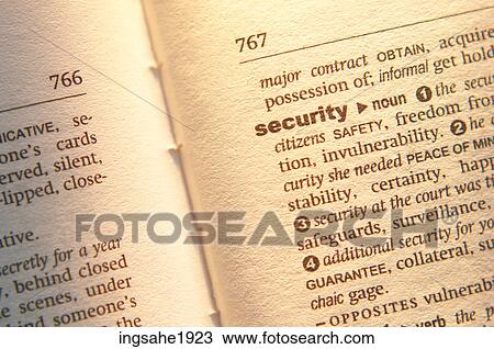 Definition of security BE View Large Photo Image Stock Image - Definition of security BE. Fotosearch