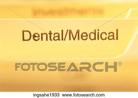 Dental and medical records folder BE View Large Photo Image Stock Image - Dental and medical records folder BE. Fotosearch