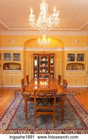 Stock Image - Dining room BE. Fotosearch