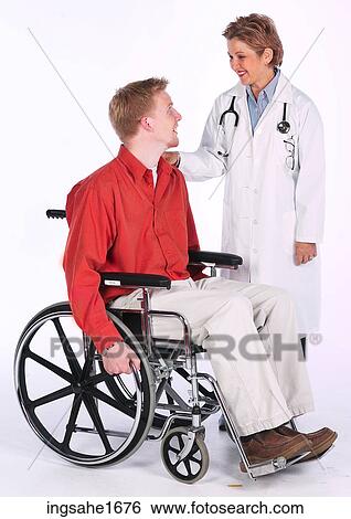 Stock Photograph - doctor and patient BE 23. Fotosearch