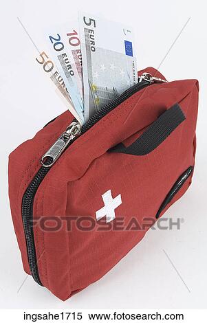 Stock Photography - First aid bag & Money BE 3. Fotosearch