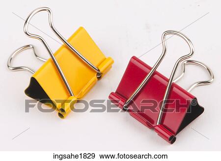 Fold-Back binder Clips BE View Large Photo Image Stock Photo - Fold-Back binder Clips BE. Fotosearch