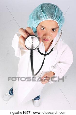 girl dressed as a doctor BE 3 View Large Photo Image Stock Photo - girl dressed as a doctor BE 3. Fotosearch