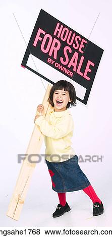 girl with sale sign BE 1 View Large Photo Image Stock Photo - girl with sale sign BE 1. Fotosearch