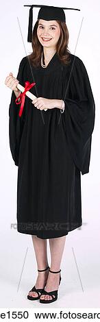 Graduating female student View Large Photo Image Stock Image - Graduating female student . Fotosearch