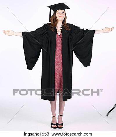 Graduating female student View Large Photo Image Stock Image - Graduating female student . Fotosearch