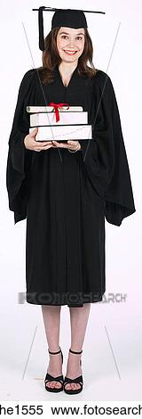 Graduating female student View Large Photo Image Stock Photography - Graduating female student . Fotosearch
