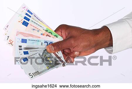Picture - hand holding money BE 2. Fotosearch