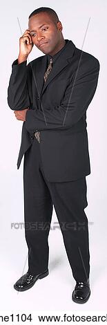 Picture - Impatient businessman a81. Fotosearch