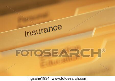 Insurance papers folder BE View Large Photo Image Picture - Insurance papers folder BE. Fotosearch