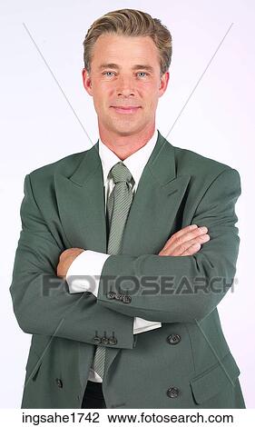 Stock Image - Man Standing BE 9. Fotosearch