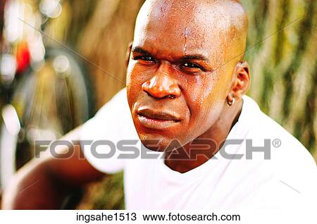 Man sweating after workout View Large Photo Image Stock Image - Man sweating after workout . Fotosearch