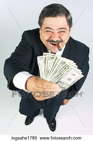 man with cigar and money BE 3 View Large Photo Image Stock Photography - man with cigar and money BE 3. Fotosearch