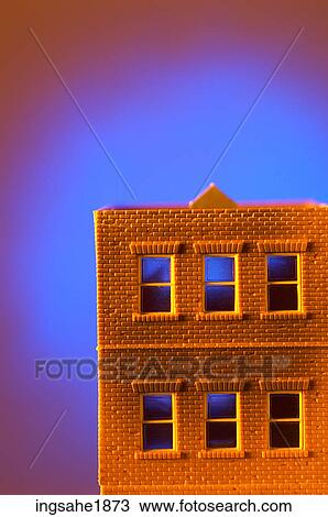 Stock Image - Model apartment BE 2. Fotosearch