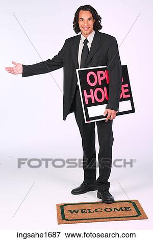 real estate agent BE 45 View Large Photo Image Stock Photo - real estate agent BE 45. Fotosearch