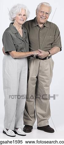 senior couple standing together View Large Photo Image Stock Photography - senior couple standing together . Fotosearch