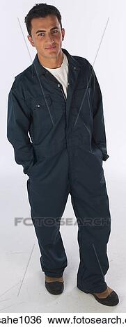 Stock Photograph - Smiling mechanic a82. Fotosearch
