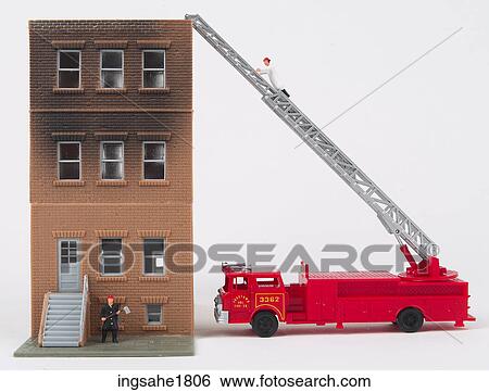 Toy Apartment Building & Emergency Vehicles BE 1 View Large Photo Image Stock Photograph - Toy Apartment Building & Emergency Vehicles BE 1. Fotosearch