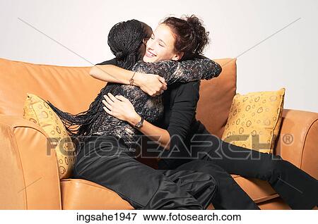 Two friends making up BE 1 View Large Photo Image Stock Photo - Two friends making up BE 1. Fotosearch