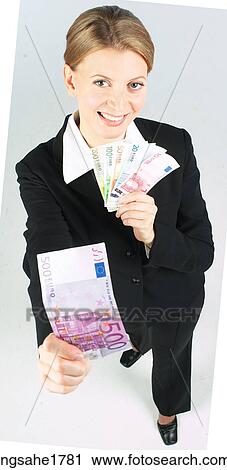 woman with Euros BE 2 View Large Photo Image Stock Image - woman with Euros BE 2. Fotosearch