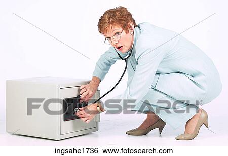 Stock Photograph - Women & Safe BE 6. Fotosearch