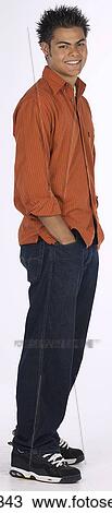 young man with orange shirt View Large Photo Image Stock Image - young man with orange shirt . Fotosearch