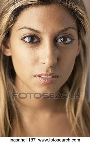 Young woman's face View Large Photo Image Stock Photo - Young woman's face . Fotosearch