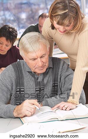 Adult education class View Large Photo Image Stock Image - Adult education class . Fotosearch