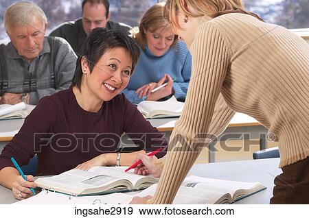 Stock Photo - Adult education class . Fotosearch