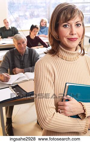 Stock Photo - Adult education class . Fotosearch