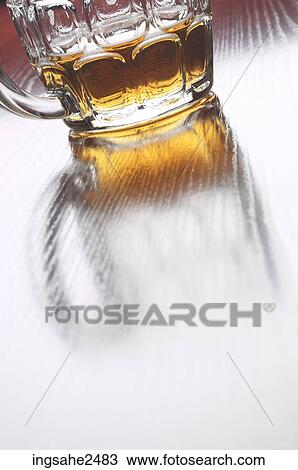 Almost empty mug of beer View Large Photo Image Stock Image - Almost empty mug of beer. Fotosearch