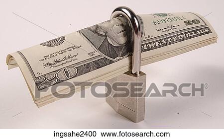American bill in lock View Large Photo Image Stock Image - American bill in lock . Fotosearch