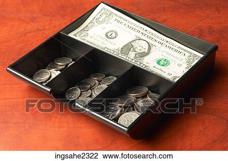 American currency in a tray a81 View Large Photo Image Stock Image - American currency in a tray a81. Fotosearch