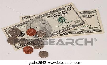 Stock Image - American currency . Fotosearch