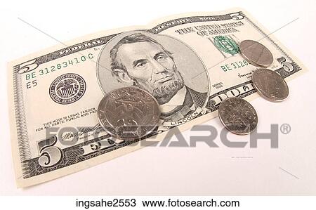 Stock Image - American currency . Fotosearch