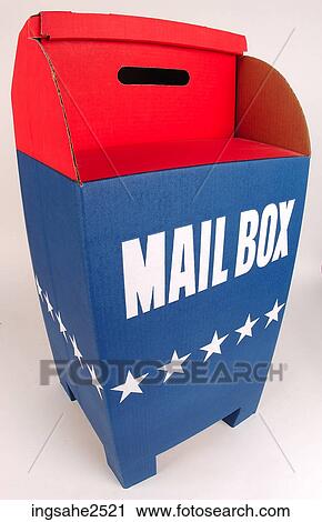 Blue and red mailbox View Large Photo Image Stock Image - Blue and red mailbox . Fotosearch