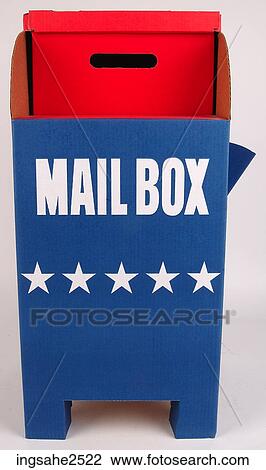Blue and red mailbox View Large Photo Image Stock Image - Blue and red mailbox . Fotosearch