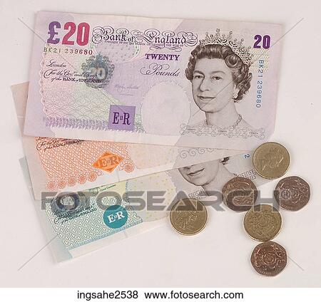 British currency View Large Photo Image Stock Photo - British currency . Fotosearch