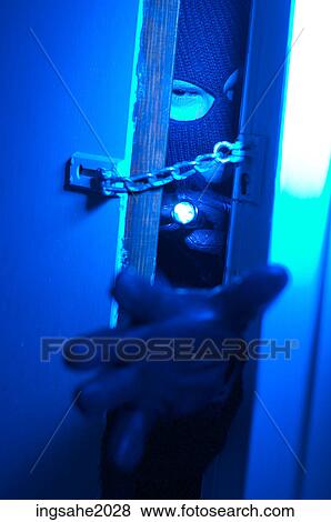 Burglar breaking In BE 17 View Large Photo Image Stock Photo - Burglar breaking In BE 17. Fotosearch