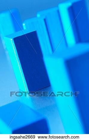 Stock Photo - Business building blocks an 3. Fotosearch
