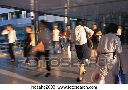 Business people in motion View Large Photo Image Stock Image - Business people in motion. Fotosearch