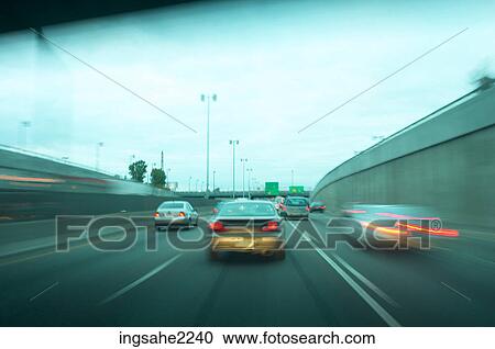 Cars on the highway View Large Photo Image Stock Image - Cars on the highway. Fotosearch